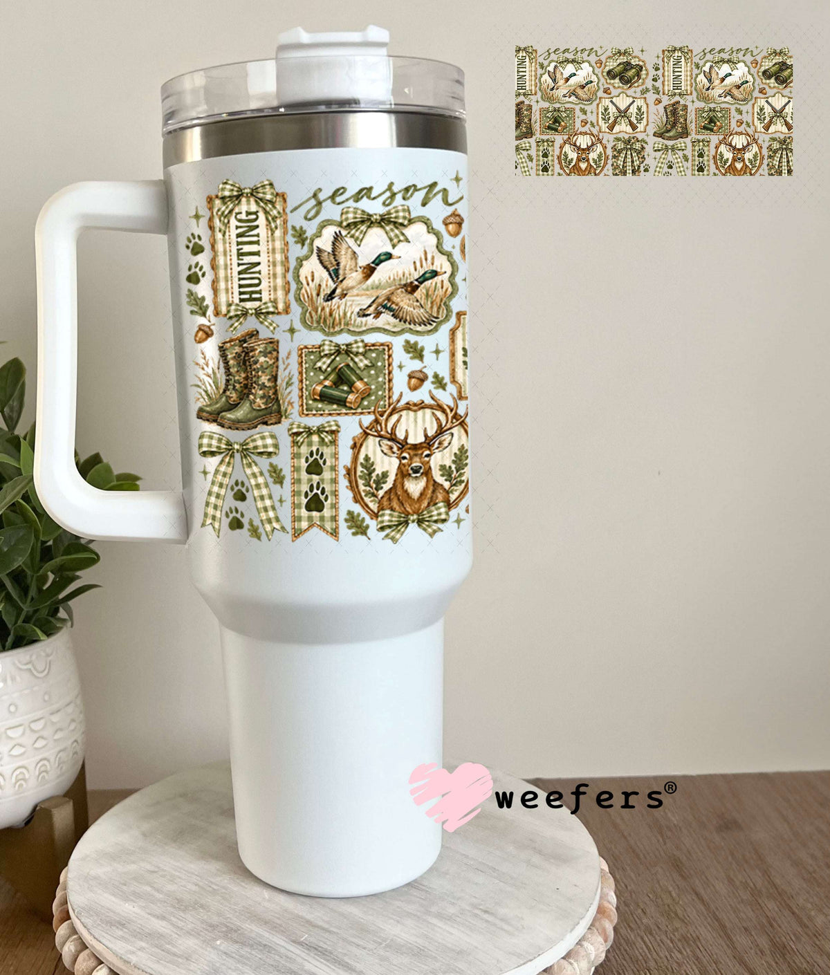 UV DTF Cup Wraps - Hunting Season - Weefers® Exclusive 40oz Tumbler Weefers