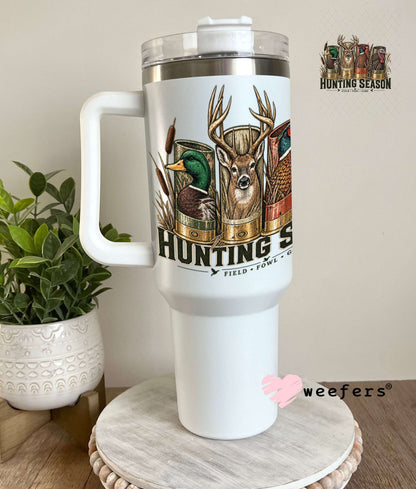 UV DTF Decal - Hunting Season 40oz Tumbler Weefers