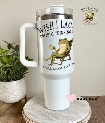 UV DTF Decal - Later Gator 40oz Tumbler Decal Weefers