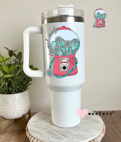 Cowgirl Candy UV DTF Decal 40oz Tumbler Cup Wrap Weefers