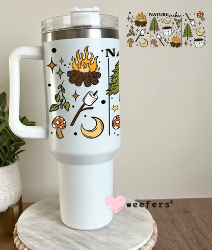 Nature Seeker Camping UV DTF Cup Wrap 40oz Tumbler Cup Wrap Weefers