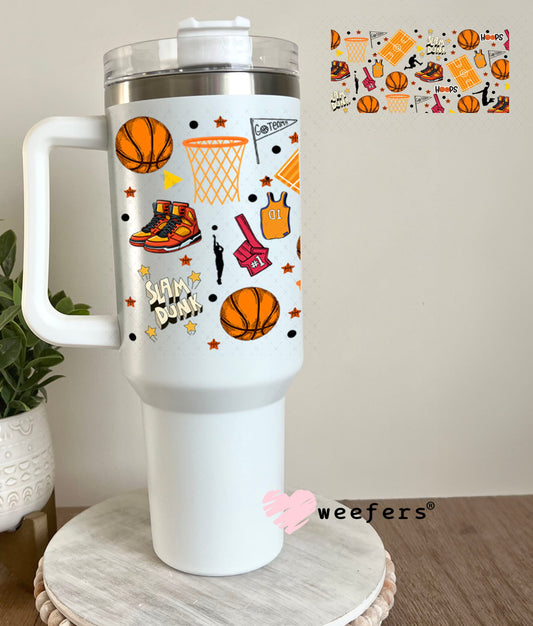 Basketball Player Favorite Things UV DTF Cup Wrap - WEEFERS EXCLUSIVE WRAP 40oz Tumbler Wrap Weefers