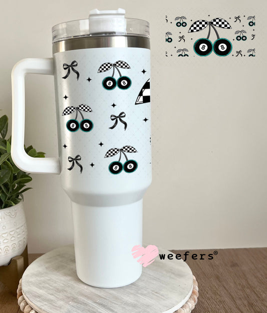 Cherry Eight Balls UV DTF Cup Wrap - WEEFERS EXCLUSIVE WRAP 40oz Tumbler Wrap Weefers