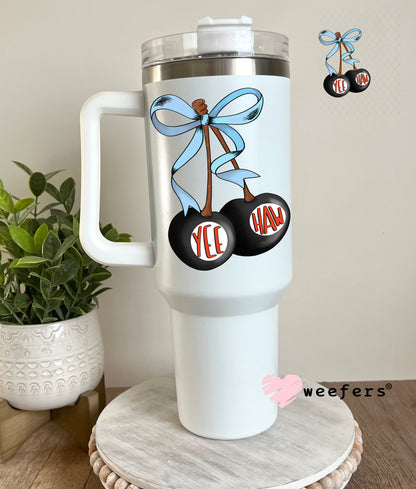 Yee Haw Cherries UV DTF Decal 40oz Tumbler Decal Weefers