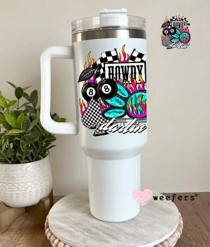 Howdy Darlin' UV DTF Decal 40oz Tumbler Decal Weefers