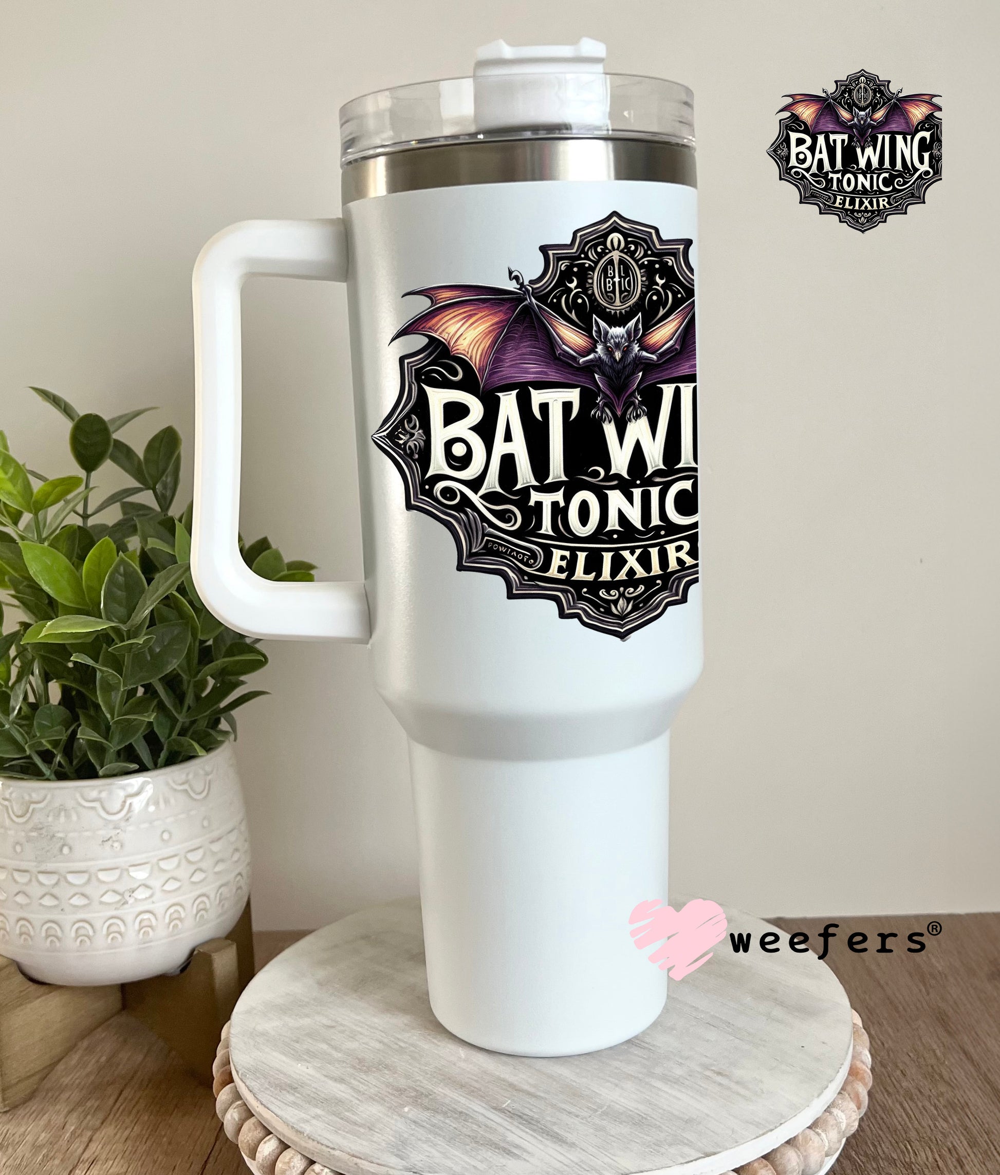 Bat Wing Tonic UV DTF Decal - Weefers