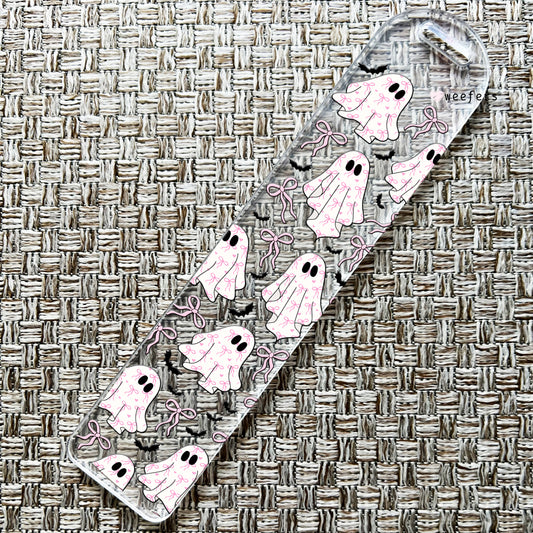 Coquette Ghosts Bookmark UV DTF Decal - Weefers