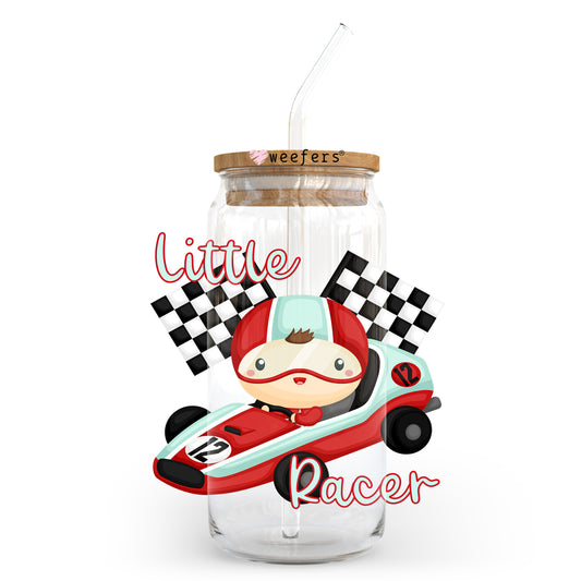 Little Racer 20oz Libbey Glass Can UV DTF or Sublimation Decal - Weefers