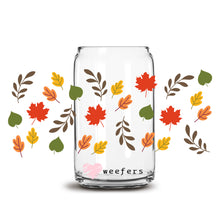 Load image into Gallery viewer, a glass jar filled with leaves on a white background

