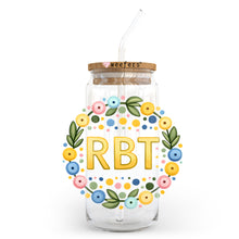 Load image into Gallery viewer, a jar with a straw in it that says, rtt
