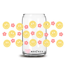 Load image into Gallery viewer, a jar filled with lots of yellow smiley faces
