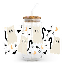 Load image into Gallery viewer, Cat Ghosts 20oz Libbey Glass Can, 34oz Hip Sip, 40oz Tumbler, 24oz Cold Cup UV DTF or Sublimation Decal Transfer - Weefers
