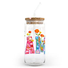 Load image into Gallery viewer, a glass jar with a straw in it
