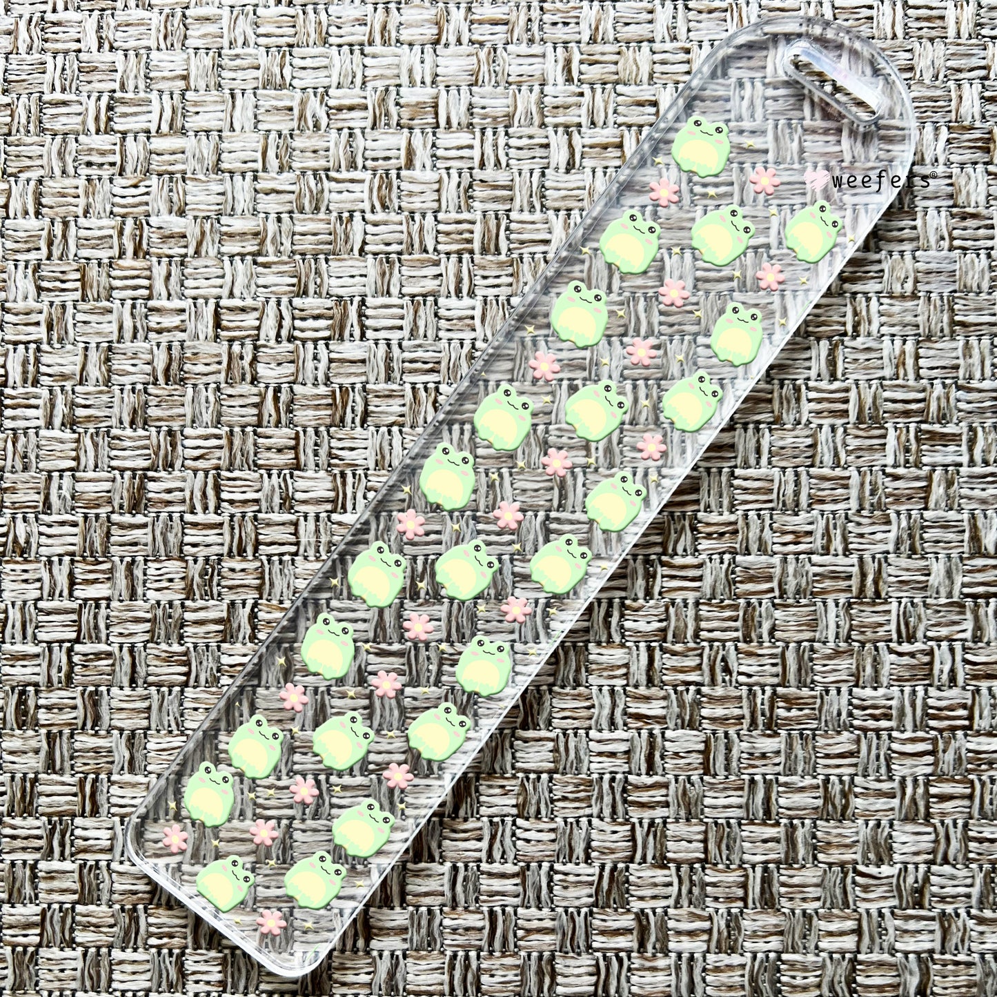 Ting Frogs Bookmark UV DTF Decal - Weefers