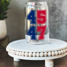 Load image into Gallery viewer, a glass jar with the number 477 on it
