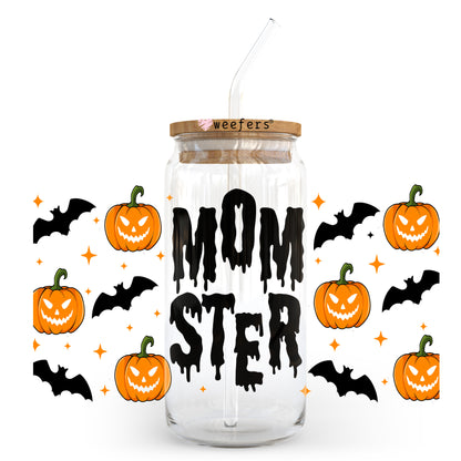 Momster 20oz Libbey Glass Can, 34oz Hip Sip, 40oz Tumbler, 24oz Cold Cup UV DTF or Sublimation Decal Transfer - Weefers