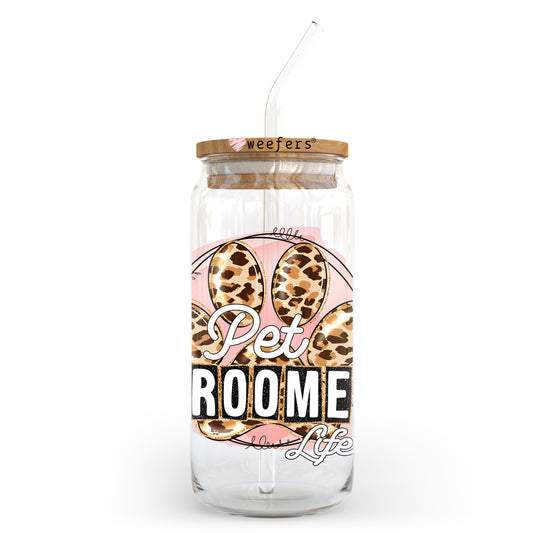 Pet Groomer Life 20oz Libbey Glass Can UV DTF or Sublimation Wrap - Decal Transfer - Weefers