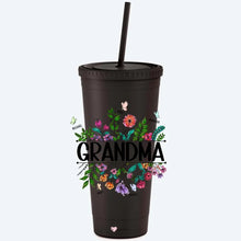 Load image into Gallery viewer, Custom Grandma with Butterflies 32oz Tumbler
