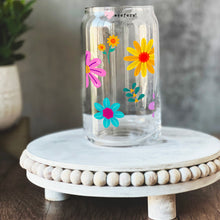 Load image into Gallery viewer, UVDTF a glass vase with flowers painted on it

