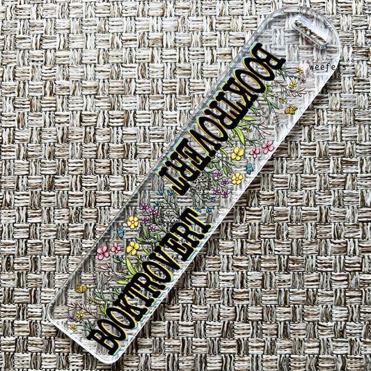 Booktrovert Bookmark UV DTF Decal - Weefers