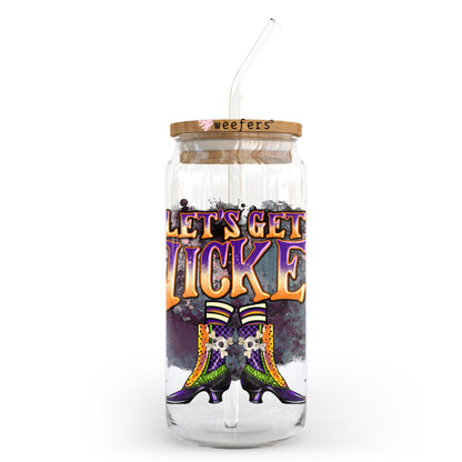 Let's Get Wicked 20oz Libbey Glass Can, 34oz Hip Sip, 40oz Tumbler, 24oz Cold Cup UV DTF or Sublimation Decal Transfer - Weefers