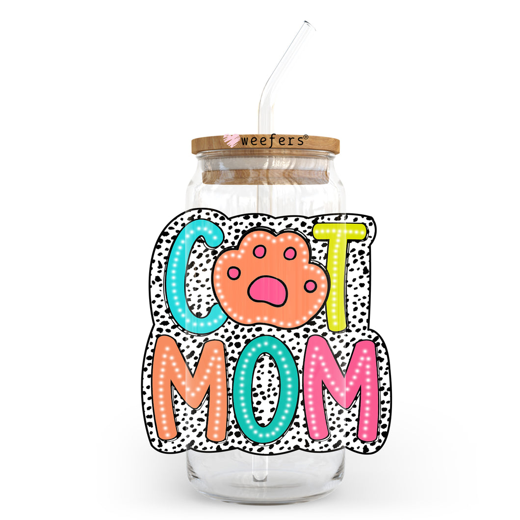 a jar with a straw in it that says got mom