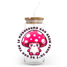 Load image into Gallery viewer, a glass jar with a mushroom inside of it
