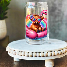 Load image into Gallery viewer, a glass jar with a picture of a bear on it
