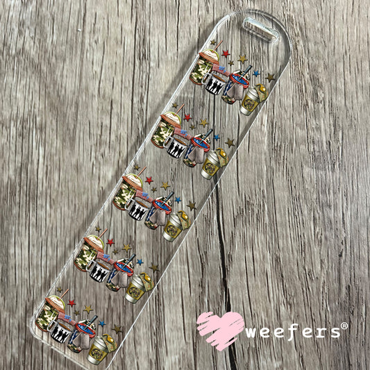 Military Coffee Latte UV DTF Decal Bookmark Weefers
