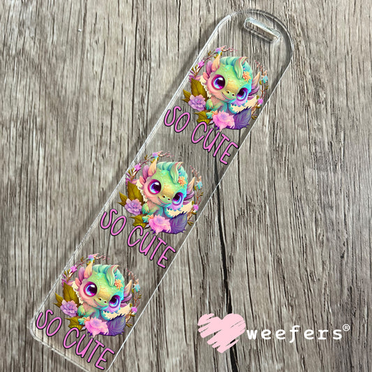 So Cute Dragon UV DTF Decal Bookmark Weefers