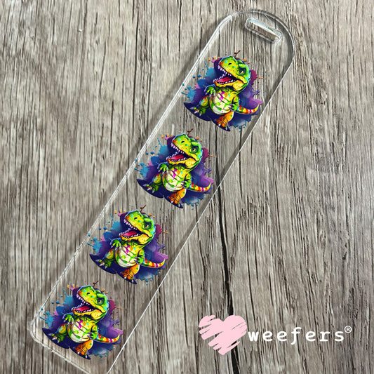 T Rex Dinosaur UV DTF Decal Bookmark Weefers