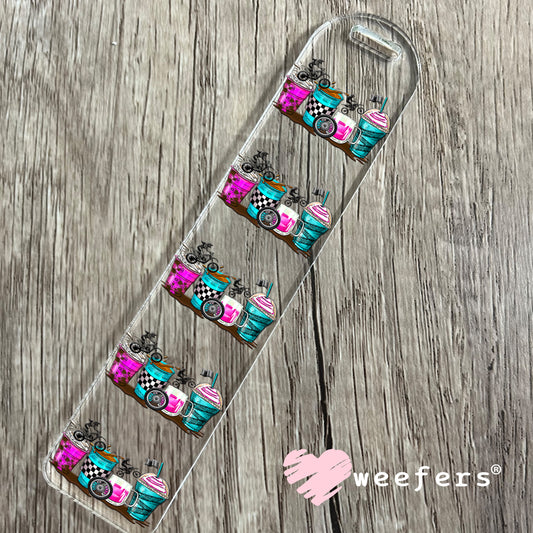 Motocross Coffee Latte UV DTF Decal Bookmark Weefers