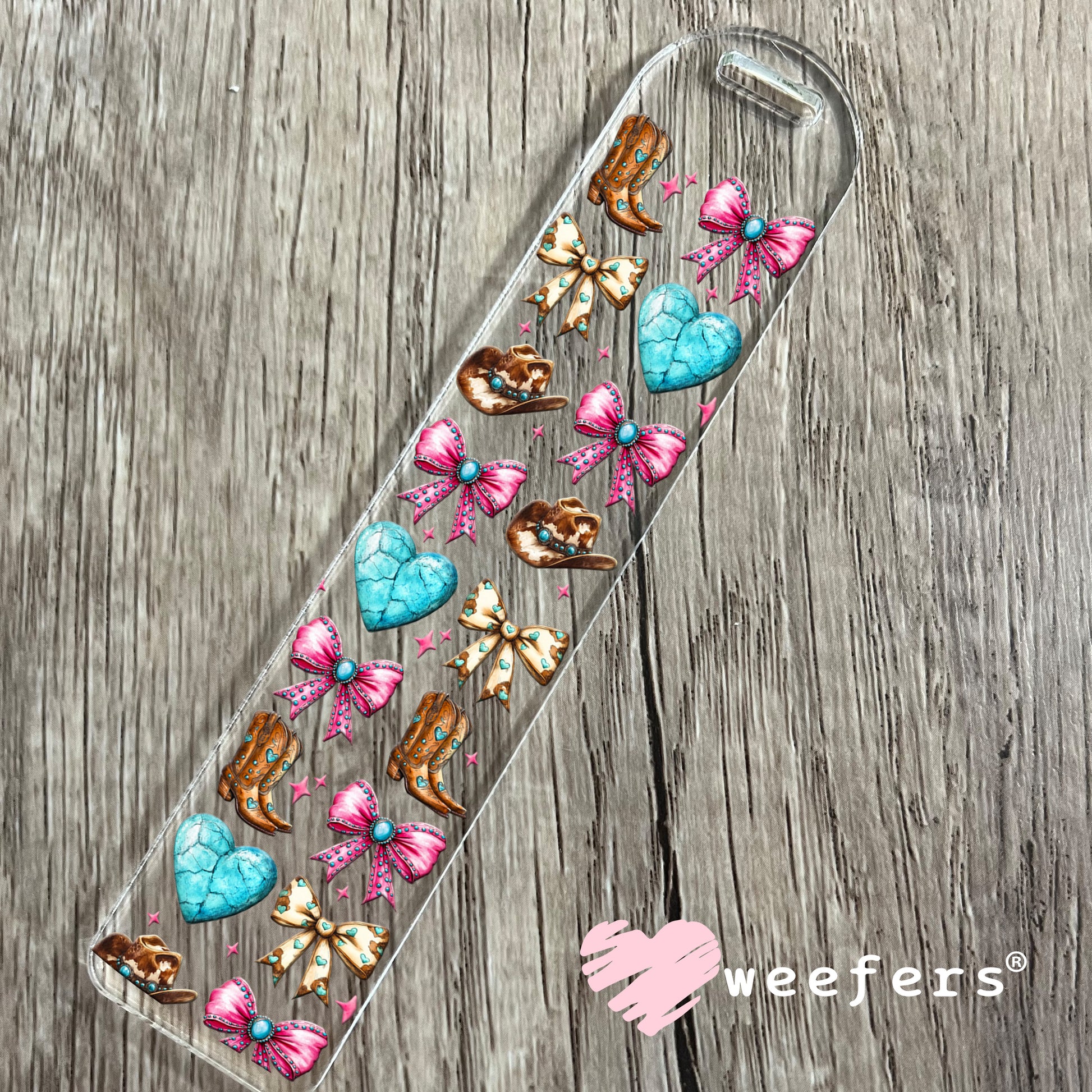 Cowgirl Girly Favorite Things UV DTF Cup Wrap Bookmark Weefers
