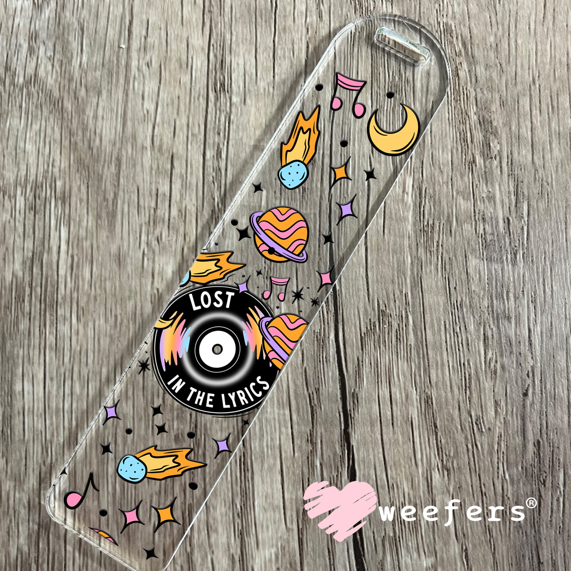 Lost in the Lyrics UV DTF Cup Wrap Bookmark Weefers