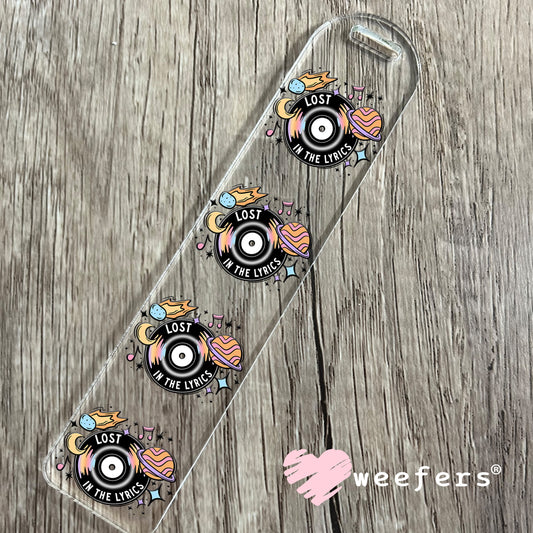 Lost in the Lyrics UV DTF Decal Bookmark Weefers