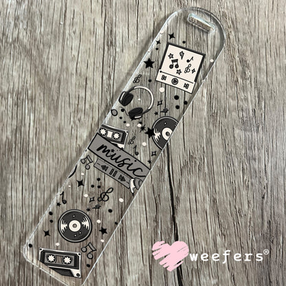 Old Time Music Vinyl Records UV DTF Cup Wrap Bookmark Weefers