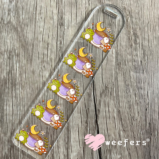 Tea Time Froggy Vibes UV DTF Cup Wrap Bookmark Weefers