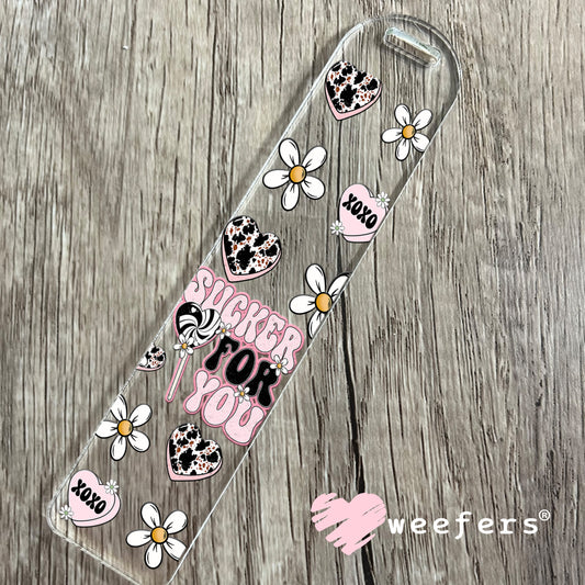 Sucker For You UV DTF Cup Wrap Bookmark Weefers