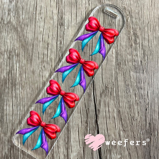 Mermaid Bow UV DTF Decal Bookmark Weefers