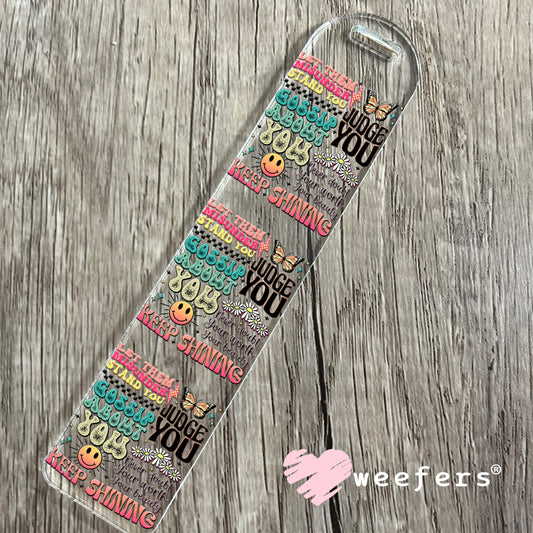 Let them Misunderstand You UV DTF Decal Bookmark Weefers