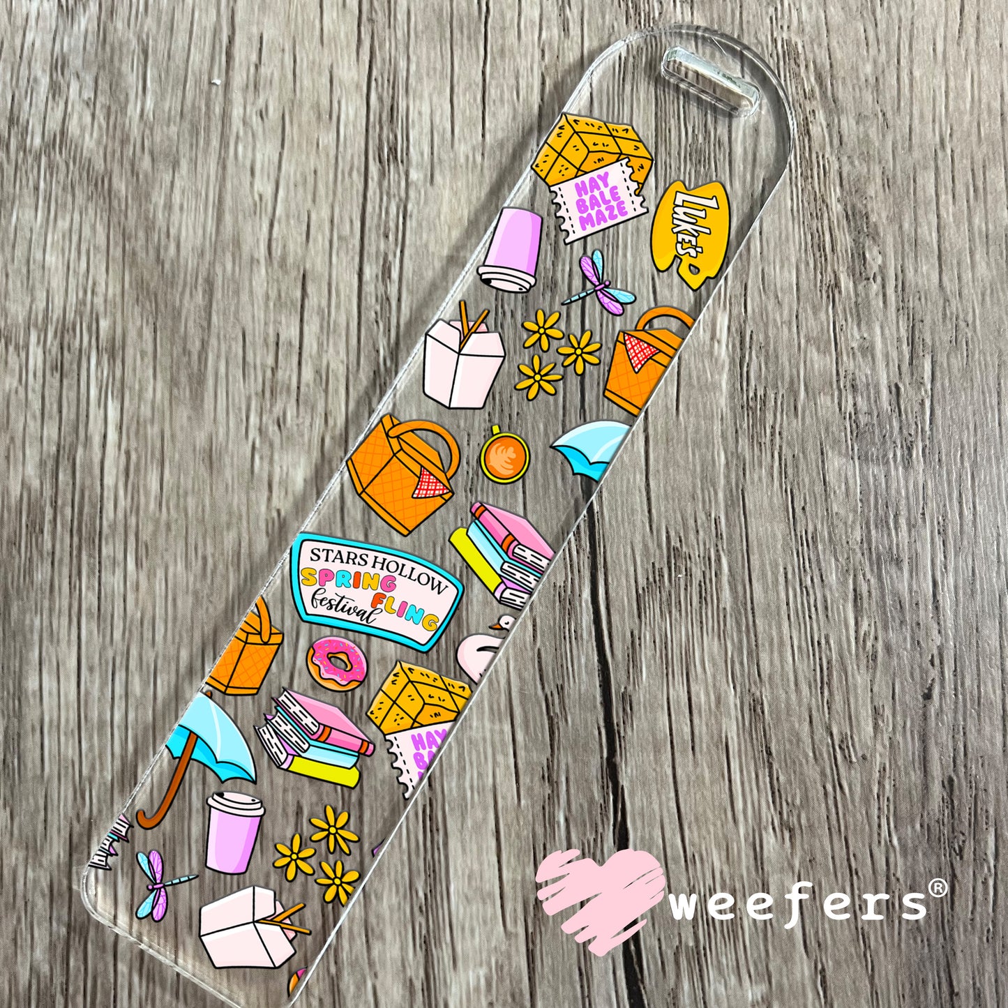 Spring Fling Gillymore Girls UV DTF Cup Wrap Bookmark Weefers