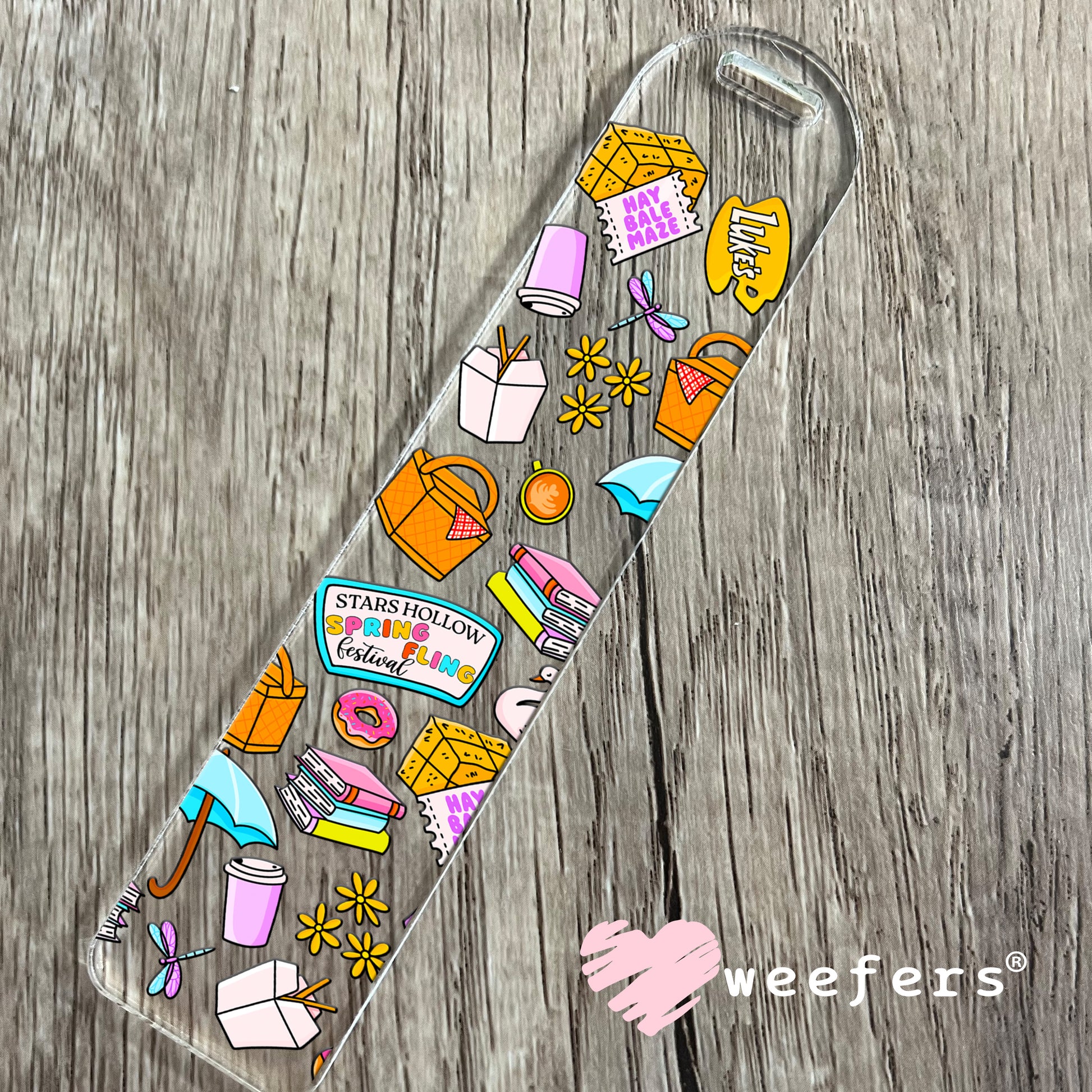 Spring Fling Gillymore Girls UV DTF Cup Wrap Bookmark Weefers
