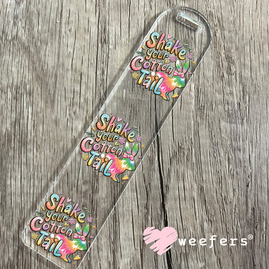 Shake Your Cotton Tail Easter UV DTF Decal Bookmark Weefers