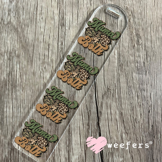 Mama of Both Camo Green and Brown UV DTF Decal Bookmark Weefers
