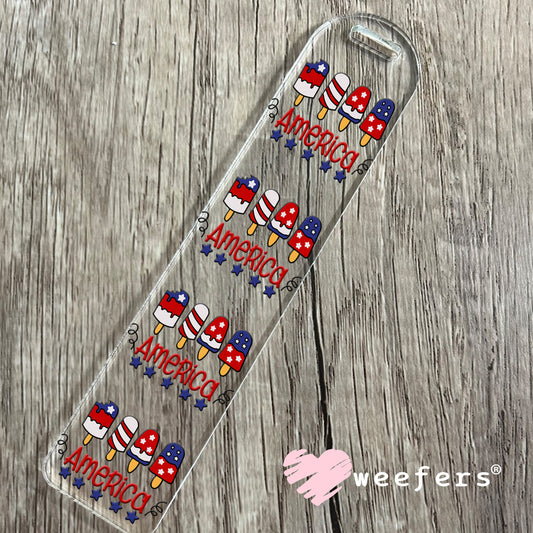 America Popsicles UV DTF Decal Bookmark Weefers