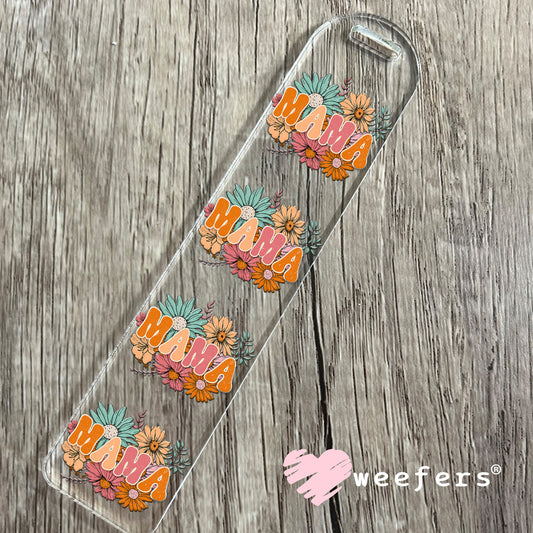 Mama Boho Flowers UV DTF Decal Bookmark Weefers