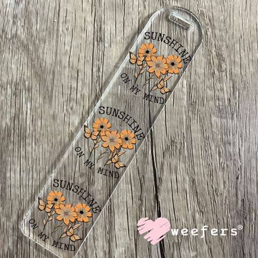 Sunshine on My Mind UV DTF Decal Bookmark Weefers