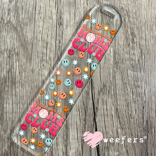 Overstimulated Moms Club UV DTF Cup Wrap Bookmark Weefers