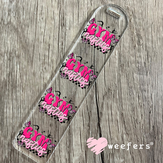 Gymnastics Pink UV DTF Decal Bookmark Weefers