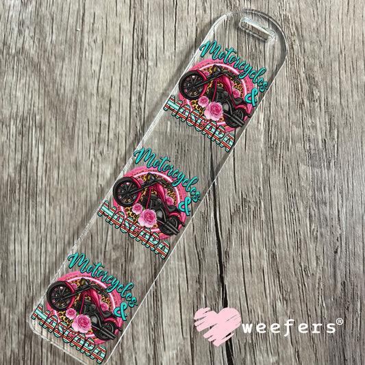 Motorcycles and Mascara UV DTF Decal Bookmark Weefers